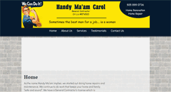 Desktop Screenshot of handymaamcarol.com